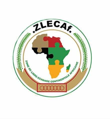 logo de la Zone de libre échange continentale africaine (ZLECAF)